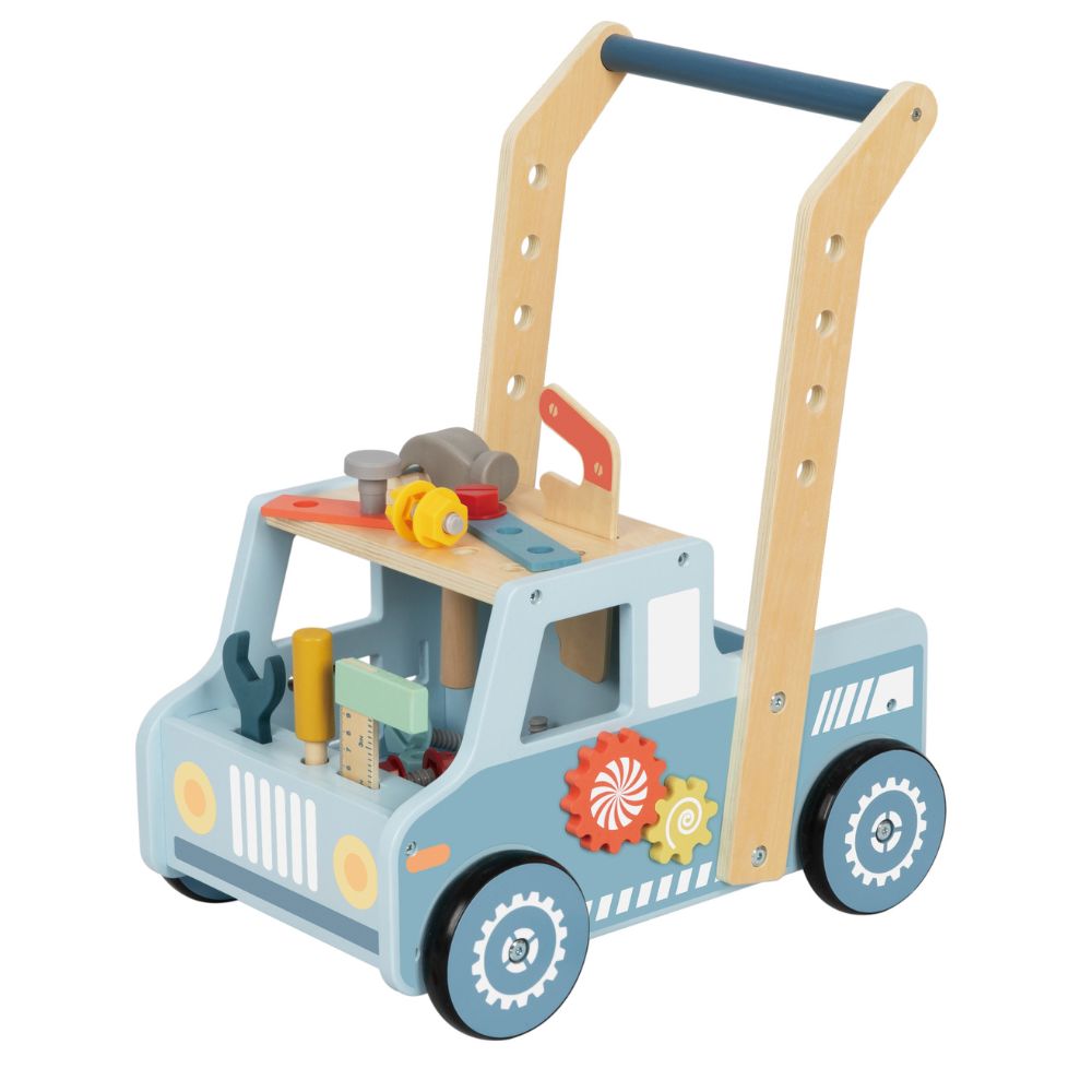 2 in 1 Wooden Truck & Toolbench Walker