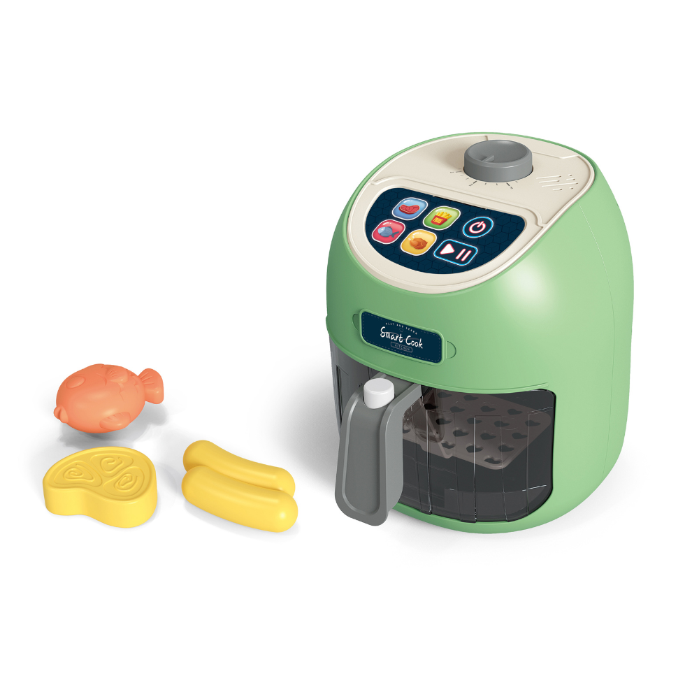 Air Fryer with Light, Sound & Colour Changing Food- Green