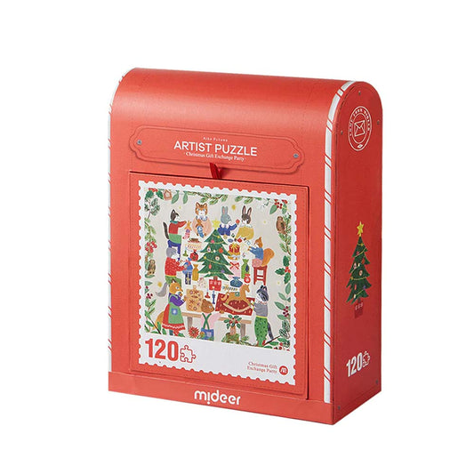 Christmas Gift Box -120pc Puzzle- Mideer