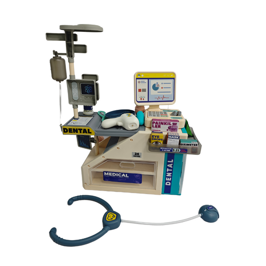 Doctor Set - Medical Desk - 45 Pieces