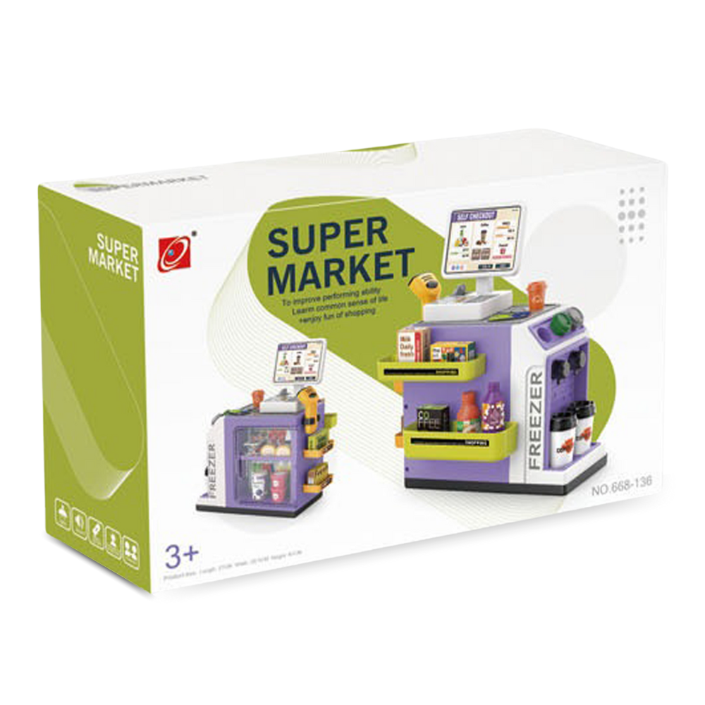 Grocery Store with Lights & Sound Effects - 46 Pieces