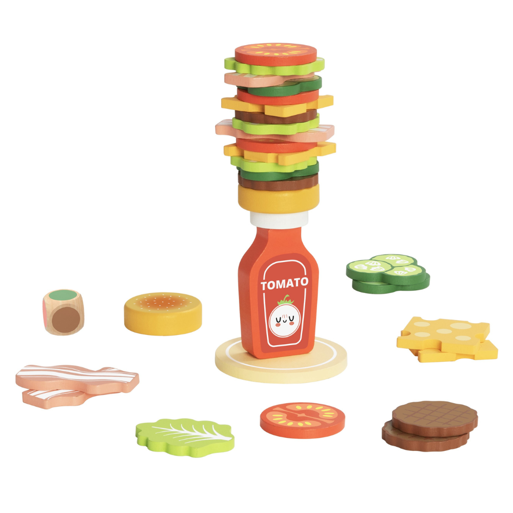 Hamburger Stacking Toy- Hi Pando