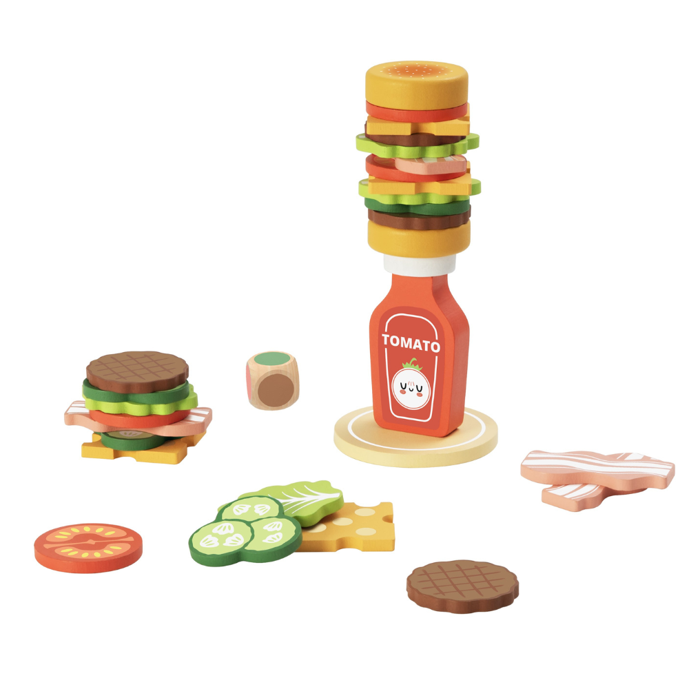 Hamburger Stacking Toy- Hi Pando