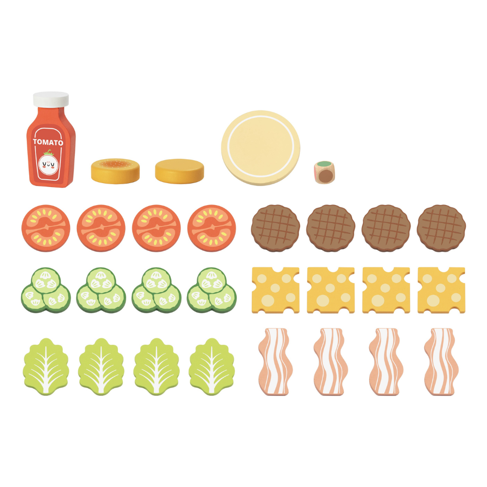 Hamburger Stacking Toy- Hi Pando