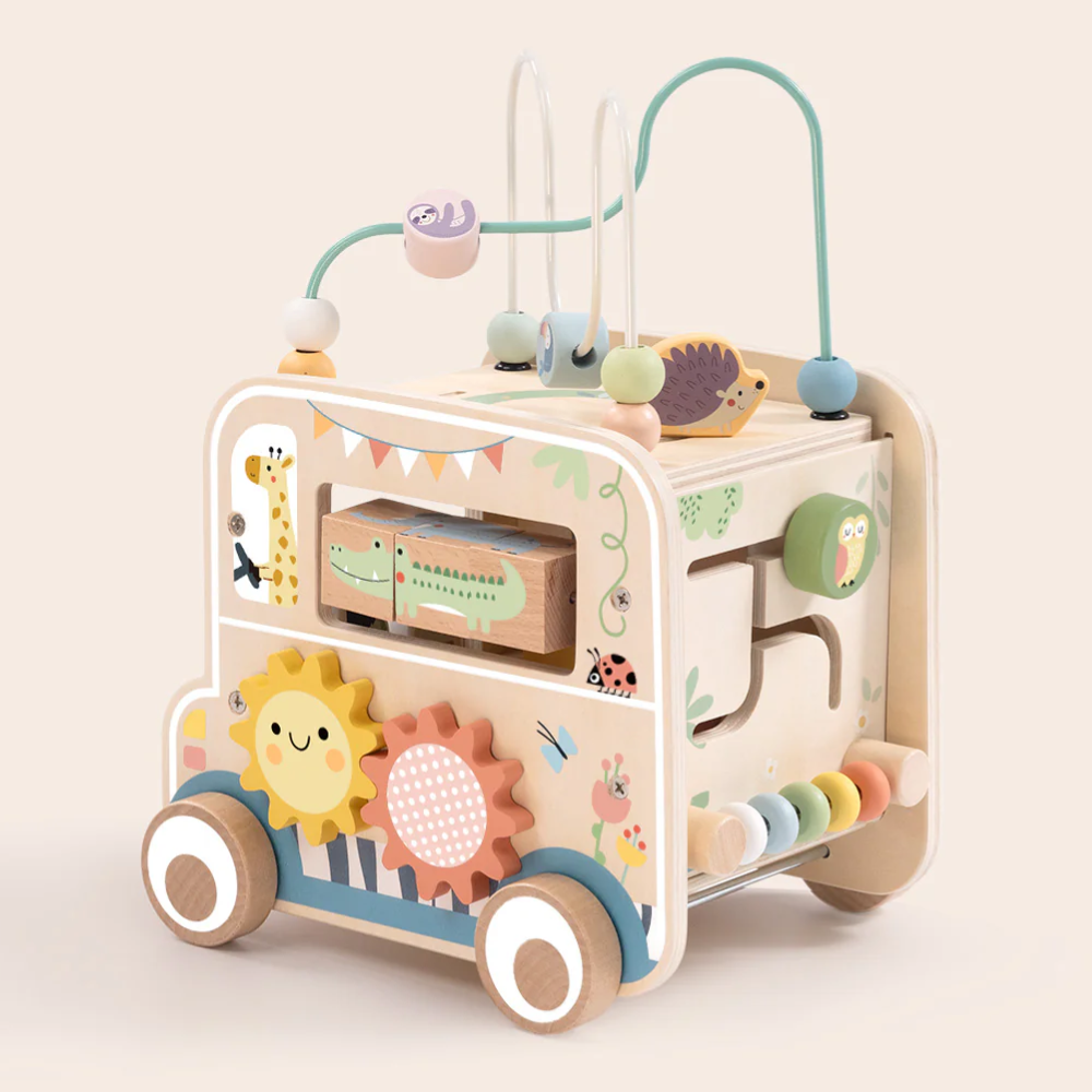 Hunting Vehicle Play Cube Activity Toy- Tooky Toy
