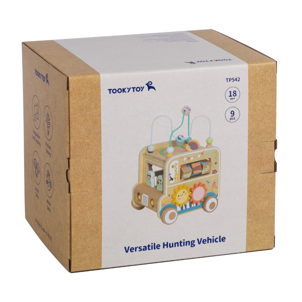 Hunting Vehicle Play Cube Activity Toy- Tooky Toy