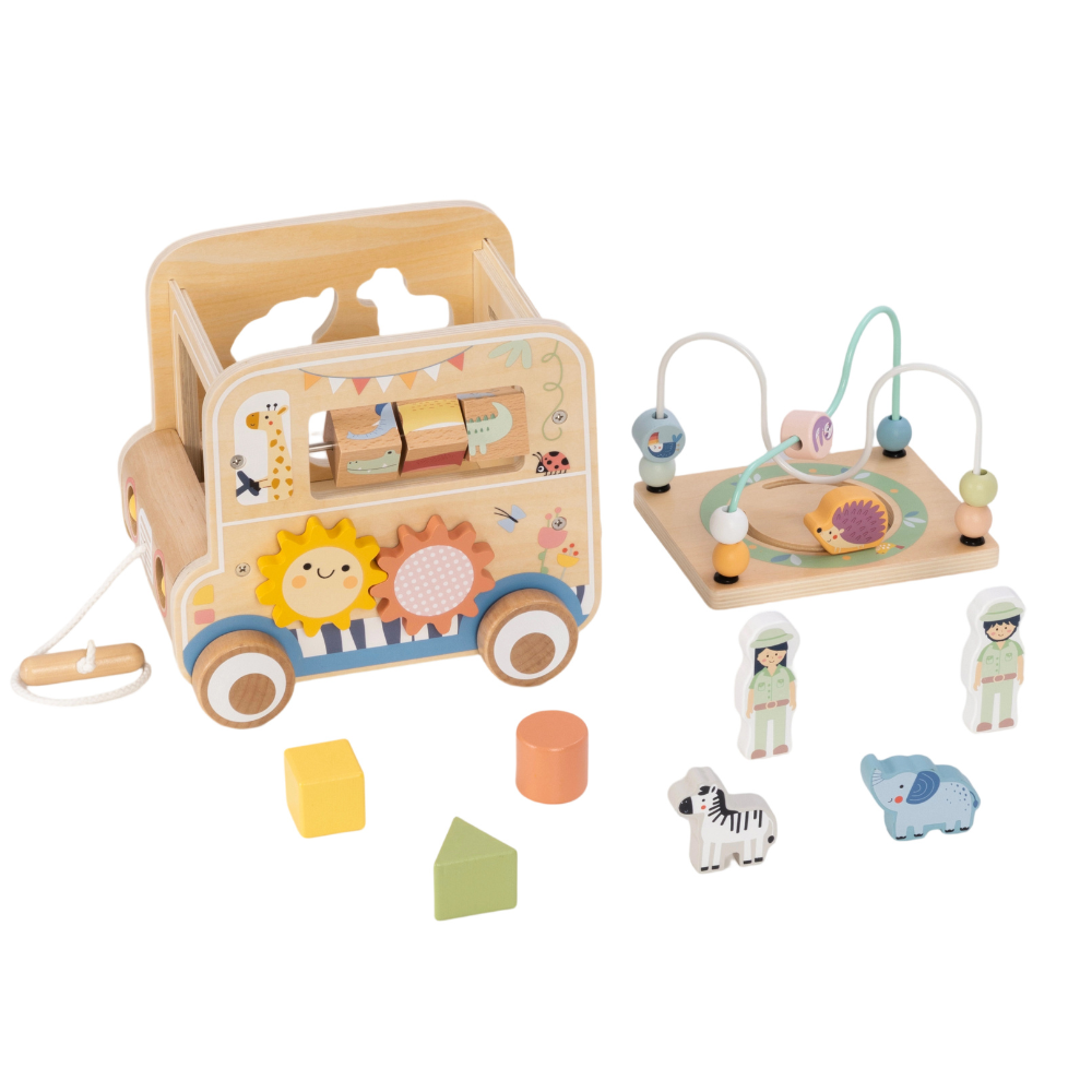 Hunting Vehicle Play Cube Activity Toy- Tooky Toy