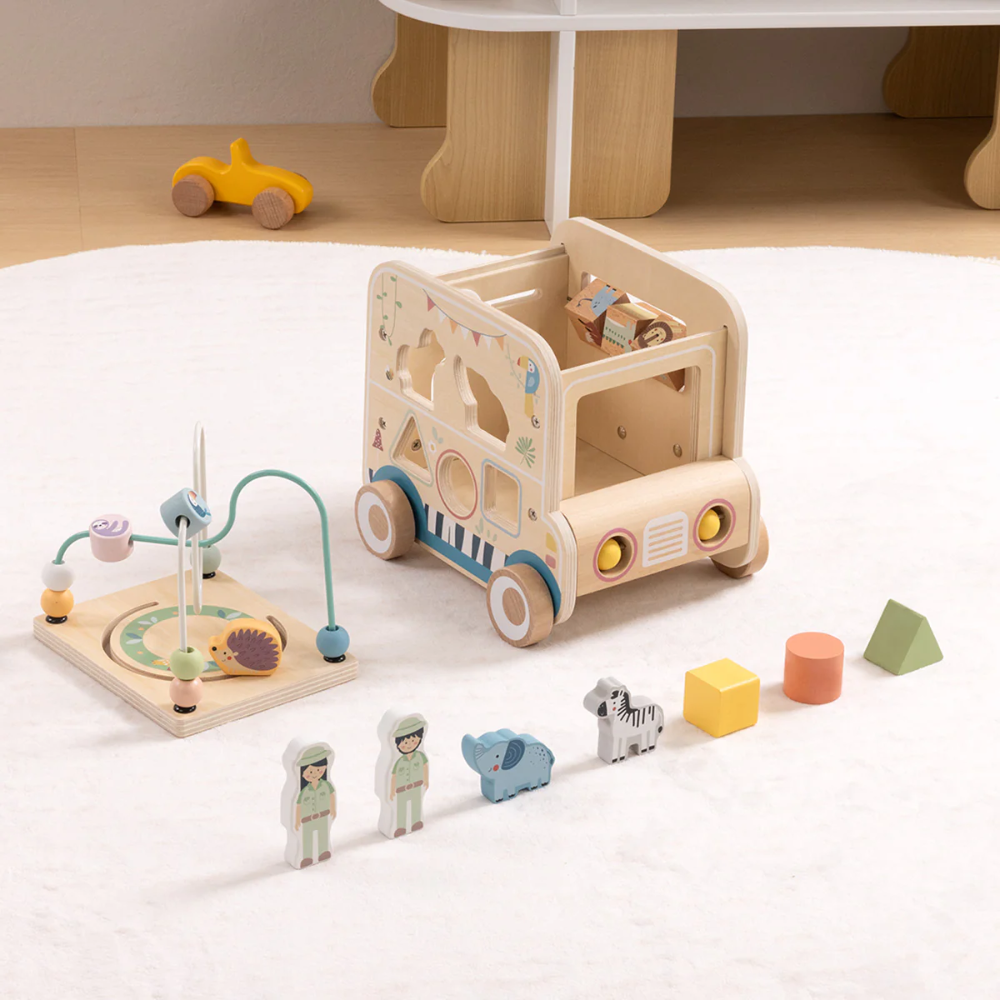 Hunting Vehicle Play Cube Activity Toy- Tooky Toy