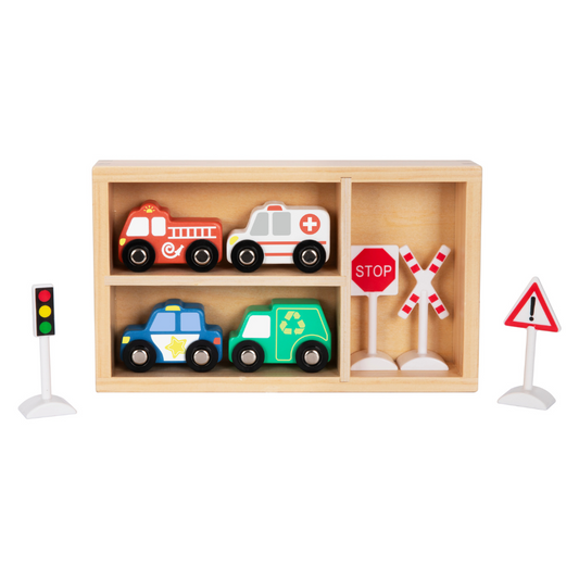 Magnetic Train Set - City Vehicle  (9 pcs) - Hi Pando