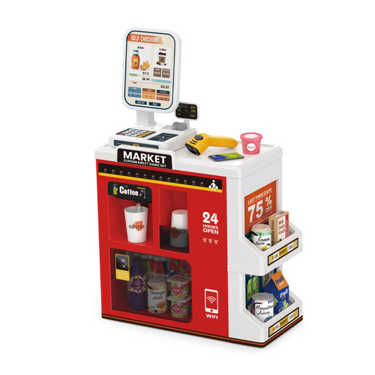 Grocery Store with Lights & Sound Effects - 47 Pieces