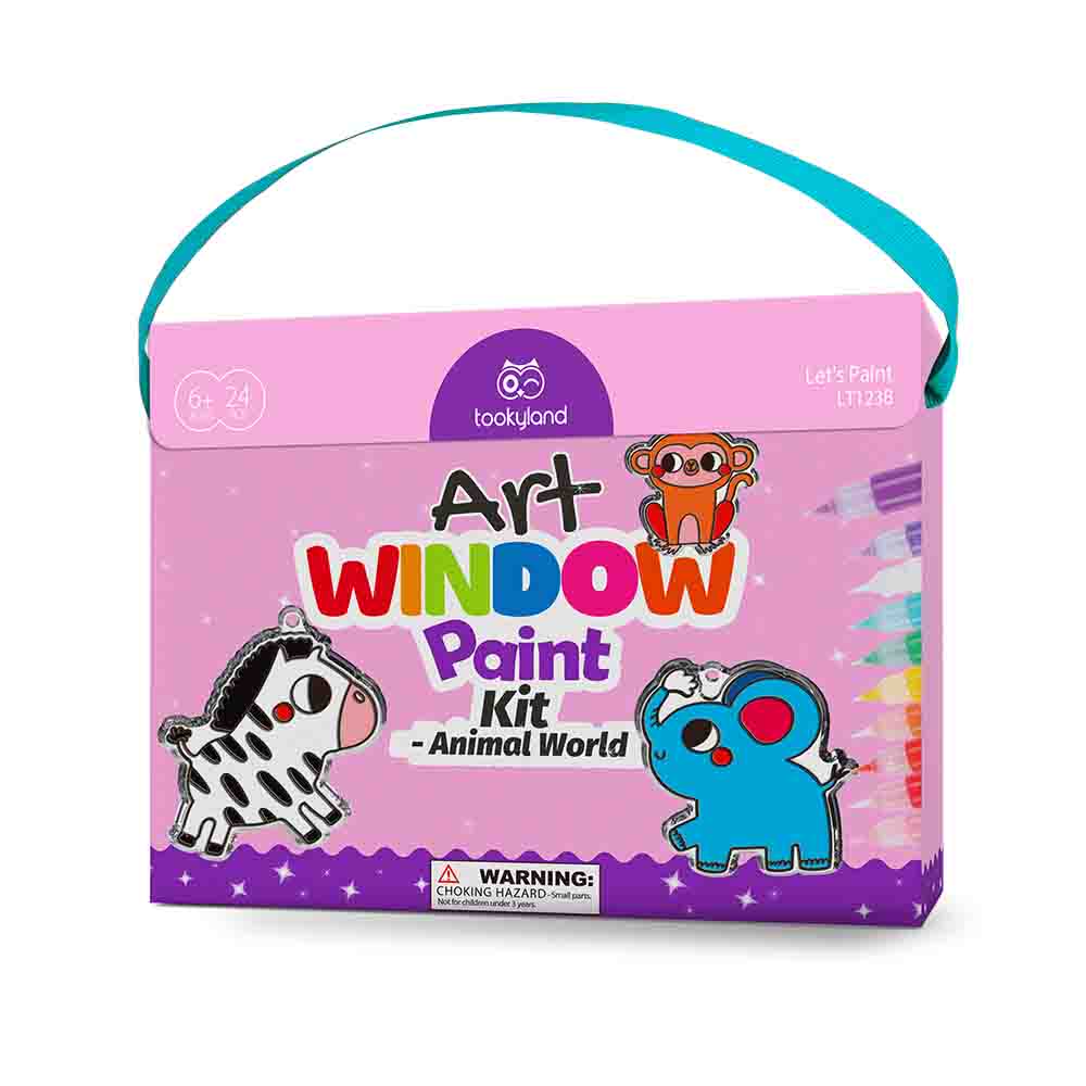Window Art Kit Animal World - Tooky Toy