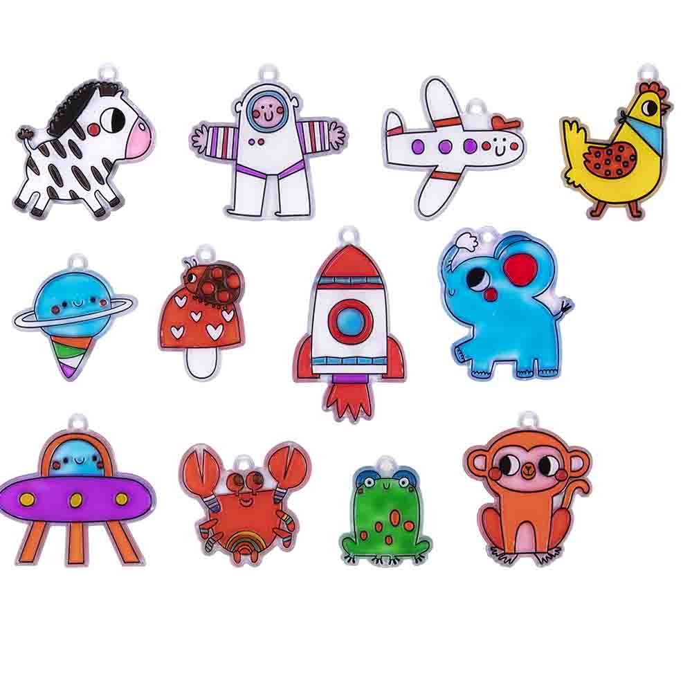 Window Art Kit Animal World - Tooky Toy