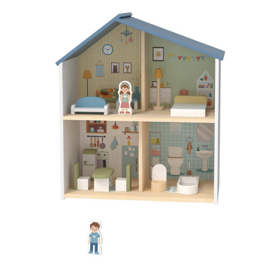 Wooden Doll House- Hi Pando
